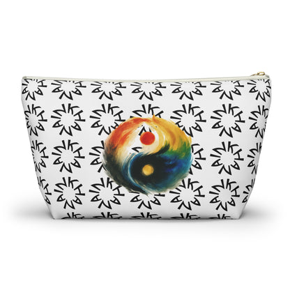 Colorful Yin Yang Accessory Pouch | Makeup Bag, Travel Pouch, Organizing Kit, Gift for Her, Yoga Essentials