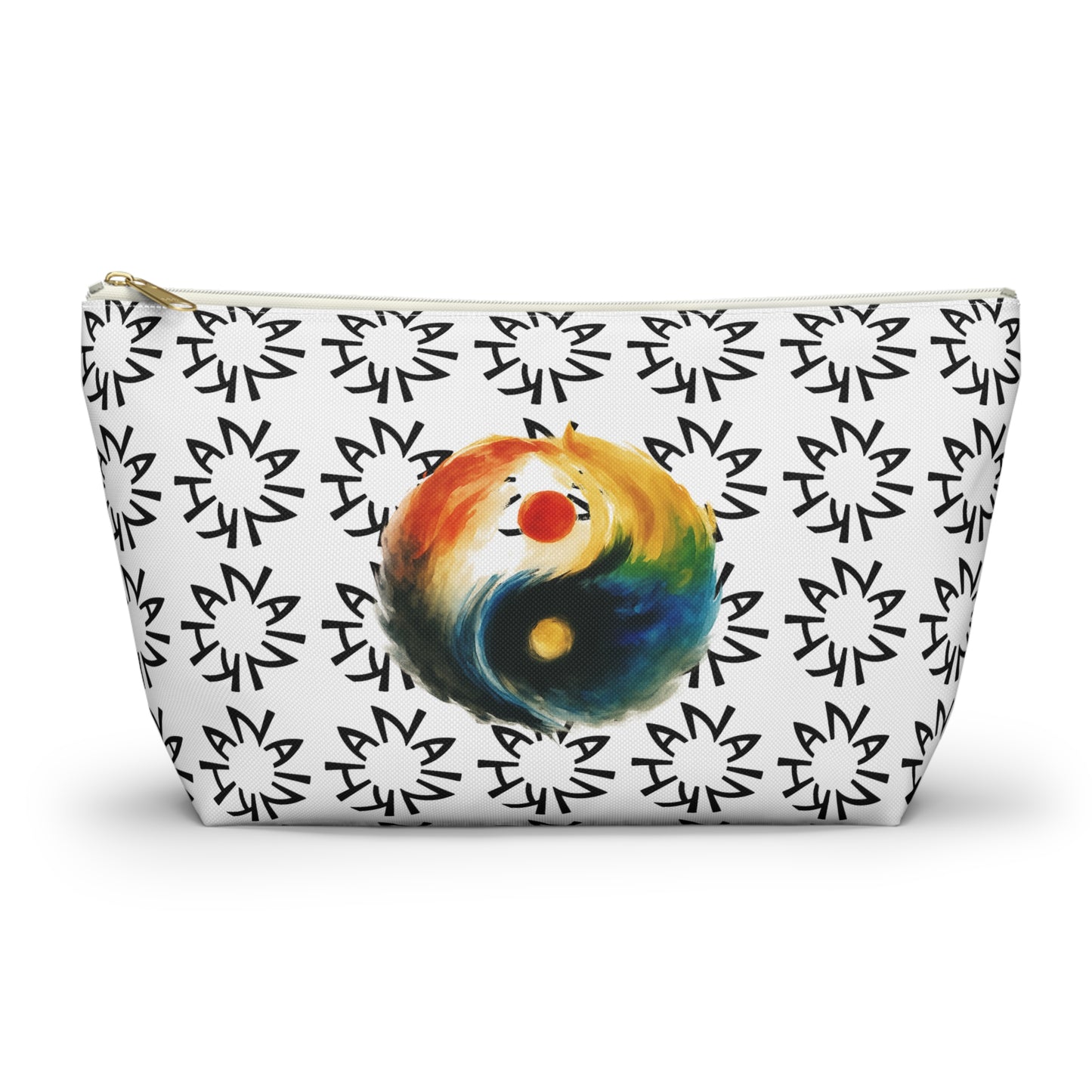 Colorful Yin Yang Accessory Pouch | Makeup Bag, Travel Pouch, Organizing Kit, Gift for Her, Yoga Essentials