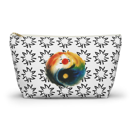 Colorful Yin Yang Accessory Pouch | Makeup Bag, Travel Pouch, Organizing Kit, Gift for Her, Yoga Essentials