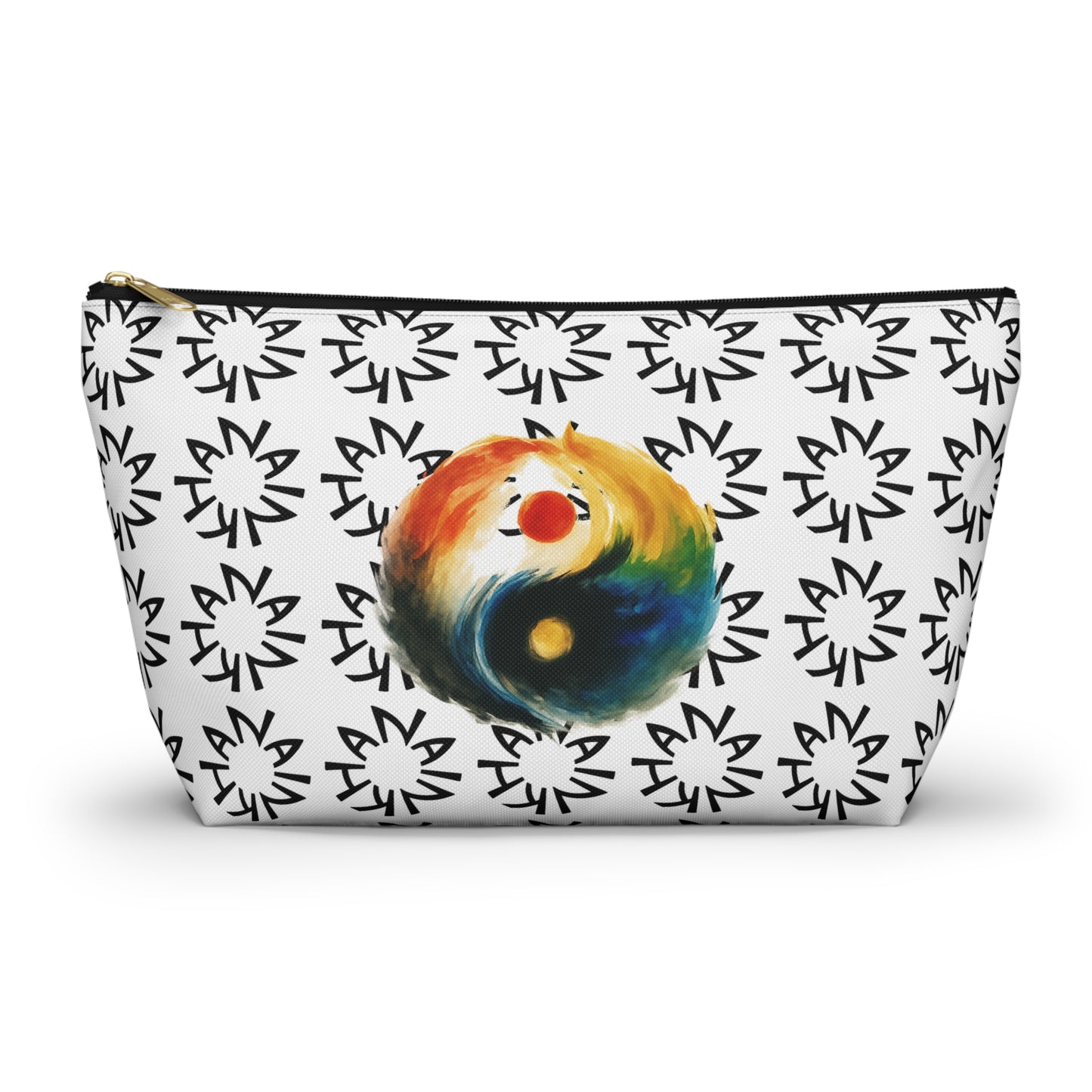 Colorful Yin Yang Accessory Pouch | Makeup Bag, Travel Pouch, Organizing Kit, Gift for Her, Yoga Essentials