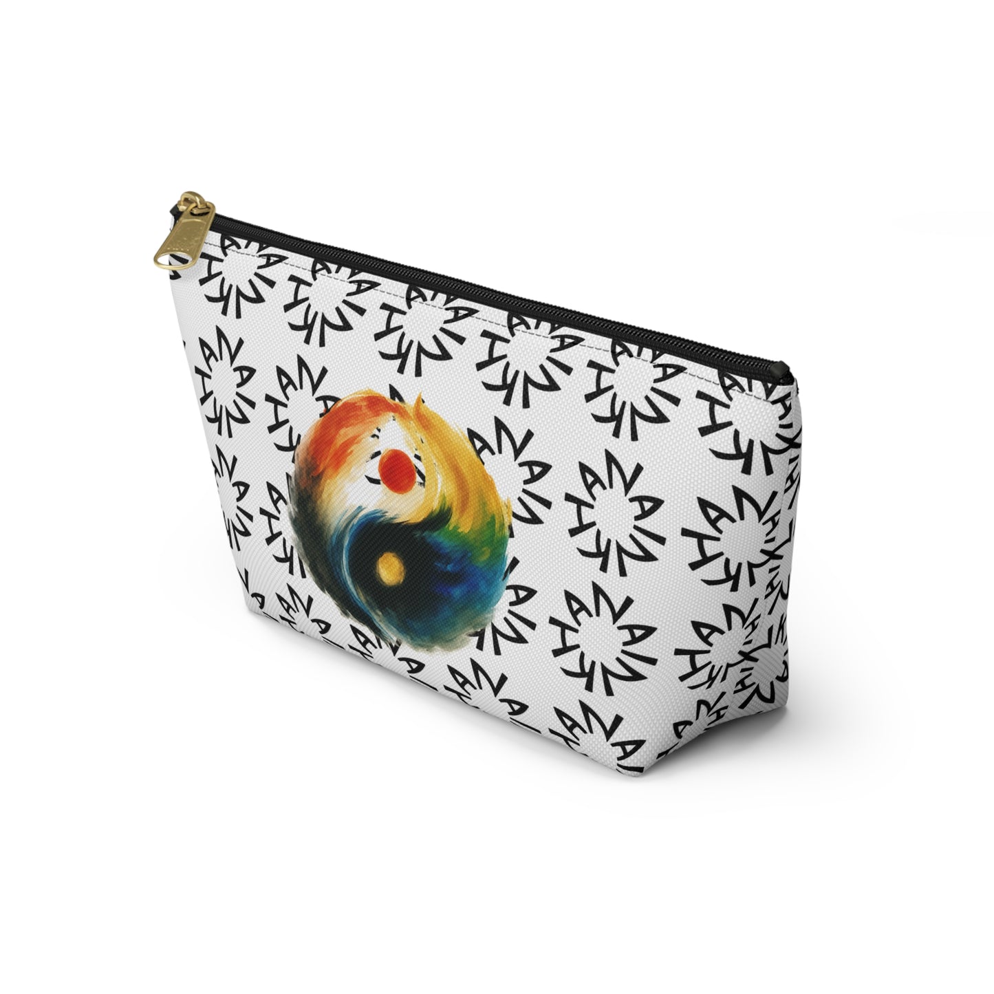 Colorful Yin Yang Accessory Pouch | Makeup Bag, Travel Pouch, Organizing Kit, Gift for Her, Yoga Essentials
