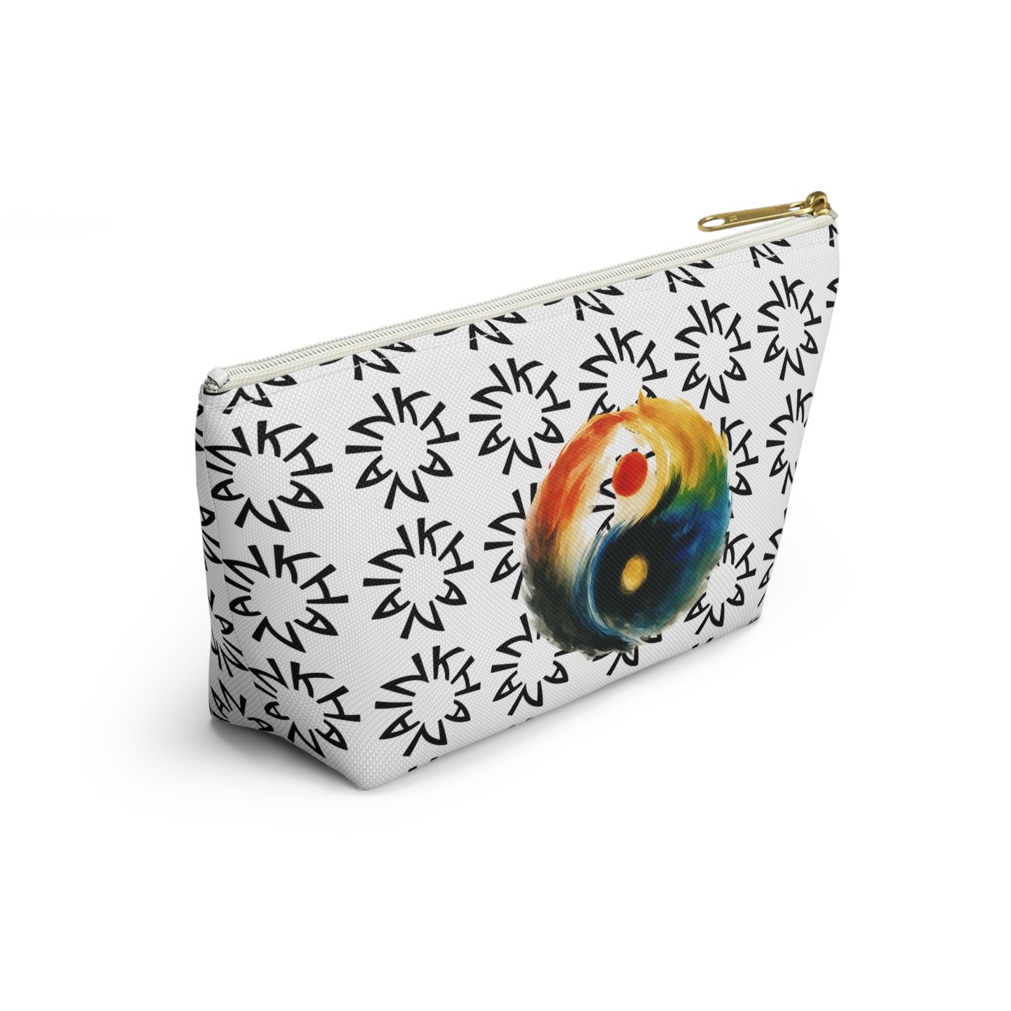 Colorful Yin Yang Accessory Pouch | Makeup Bag, Travel Pouch, Organizing Kit, Gift for Her, Yoga Essentials