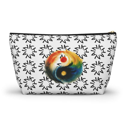 Colorful Yin Yang Accessory Pouch | Makeup Bag, Travel Pouch, Organizing Kit, Gift for Her, Yoga Essentials