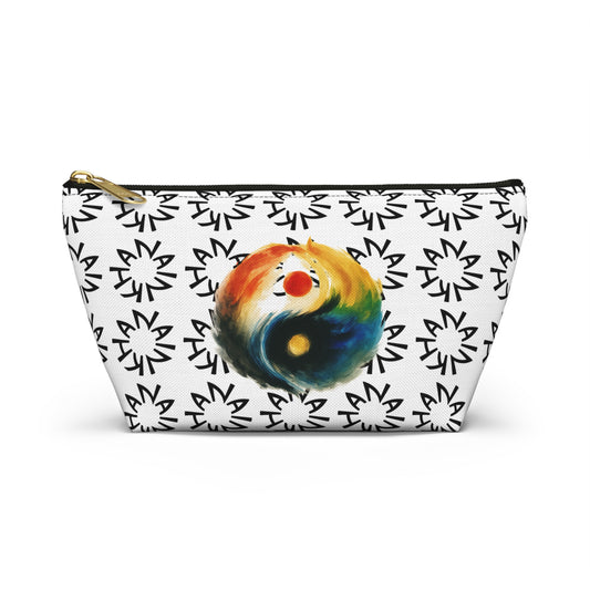 Colorful Yin Yang Accessory Pouch | Makeup Bag, Travel Pouch, Organizing Kit, Gift for Her, Yoga Essentials