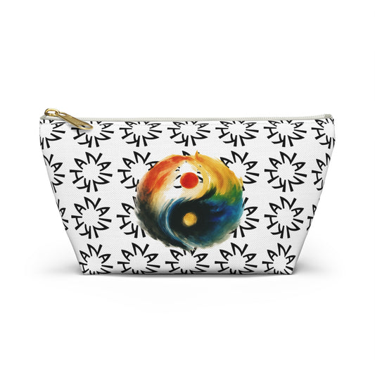 Colorful Yin Yang Accessory Pouch | Makeup Bag, Travel Pouch, Organizing Kit, Gift for Her, Yoga Essentials