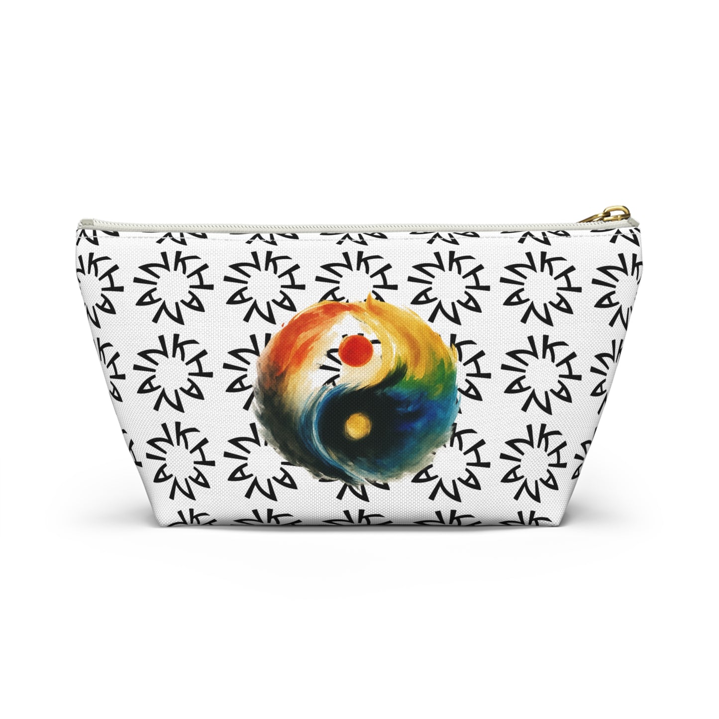 Colorful Yin Yang Accessory Pouch | Makeup Bag, Travel Pouch, Organizing Kit, Gift for Her, Yoga Essentials