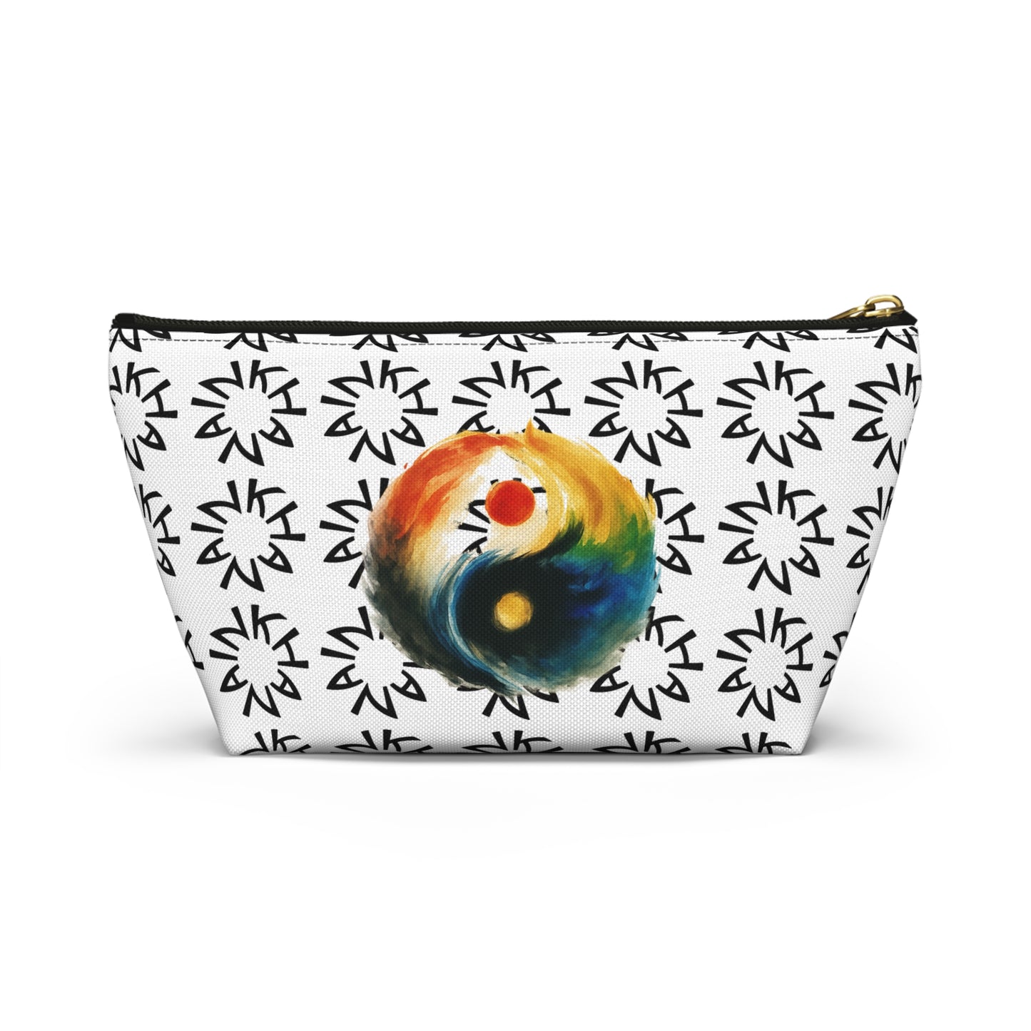 Colorful Yin Yang Accessory Pouch | Makeup Bag, Travel Pouch, Organizing Kit, Gift for Her, Yoga Essentials