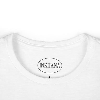INKHANA Hanbok Graphic T-shirt – Elegant Women's Softstyle Tee, Korean Artistic Design, Gift for Her, Unique Fashion Statement